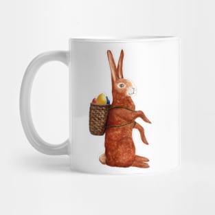 Easter bunny, retro without background Mug